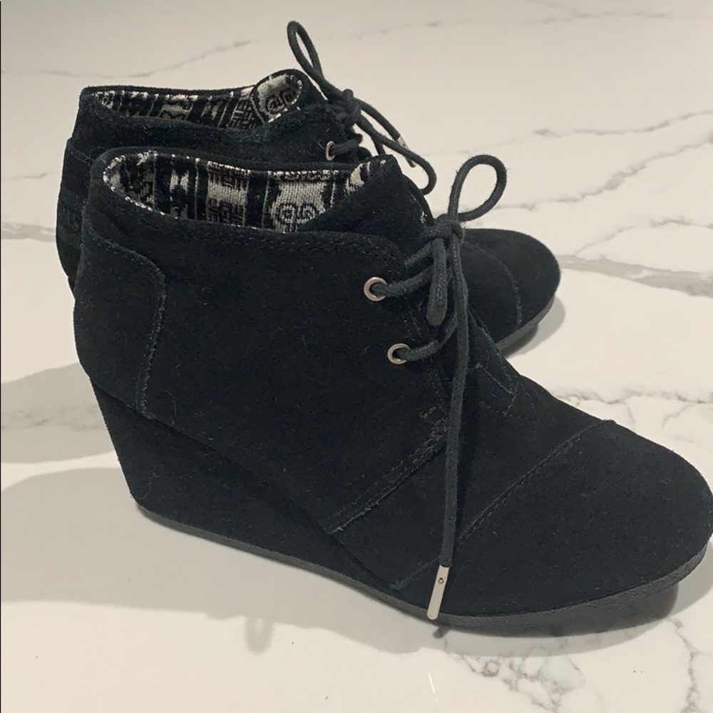 Toms Kala Wedge Bootie Womens Size 6